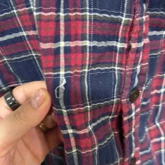Lucky brand men’s flannel shirt size medium - Picture 4 of 8